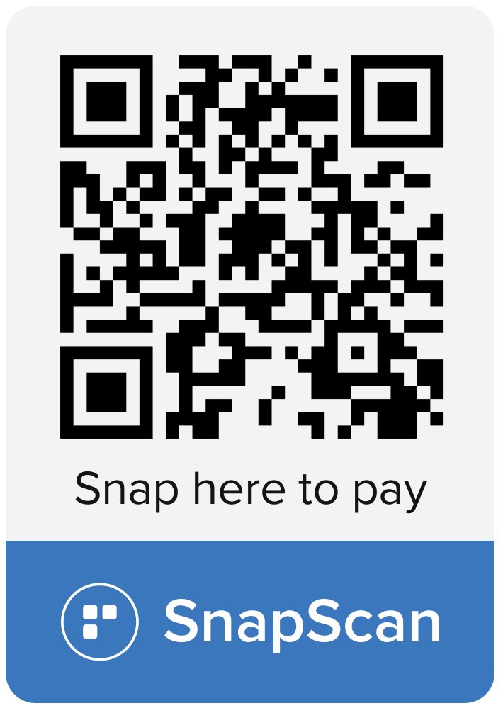 Scan with SnapScan to donate to the Alan Noble Bursary Fund